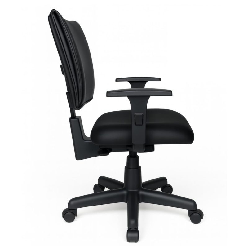 Cadeira B-ONE Back System com Braços Reguláveis – Corino Preta – 31010 CT Móveis para Escritório 5
