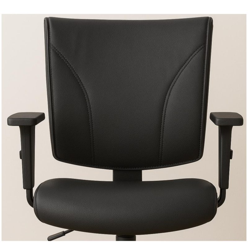 Cadeira B-ONE Back System com Braços Reguláveis – Corino Preta – 31010 CT Móveis para Escritório 7