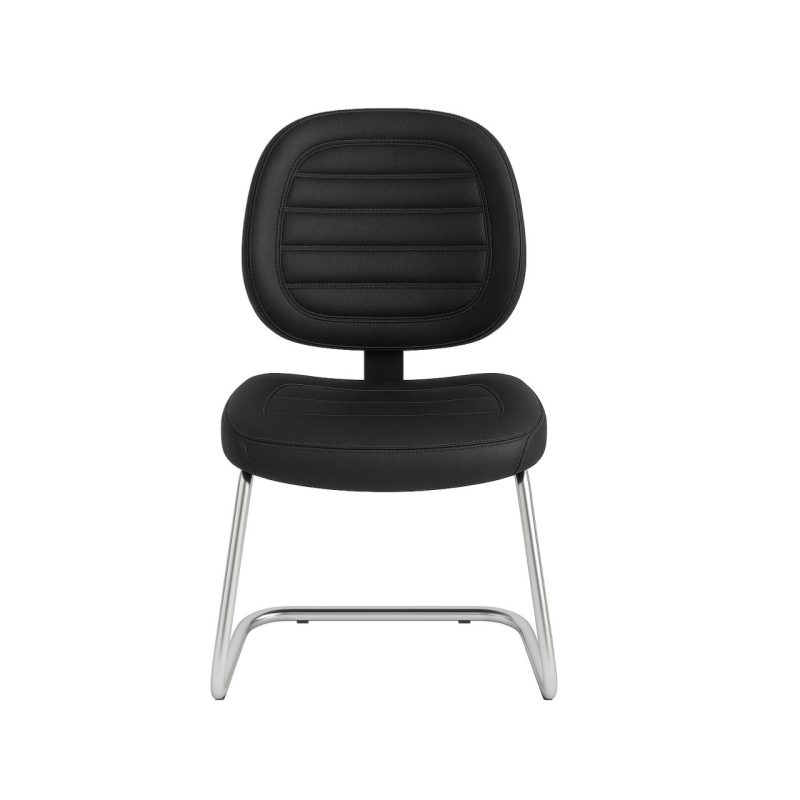 Cadeira Executiva COSTURADA Base em “S” Cromada – 31016 CT Móveis para Escritório 4
