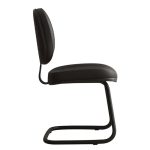 Cadeira Executiva Costurada Base em “S” PRETA – Corino Preto – 31014 CT Móveis para Escritório 12
