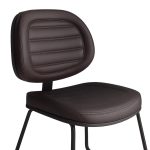 Cadeira Executiva Costurada Base Trapézio – Corino Preto – 31031 CT Móveis para Escritório 12
