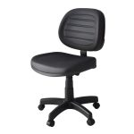 Cadeira Executiva COSTURADA Giratória sem Braços – Cor Preta – 31002 CT Móveis para Escritório 13