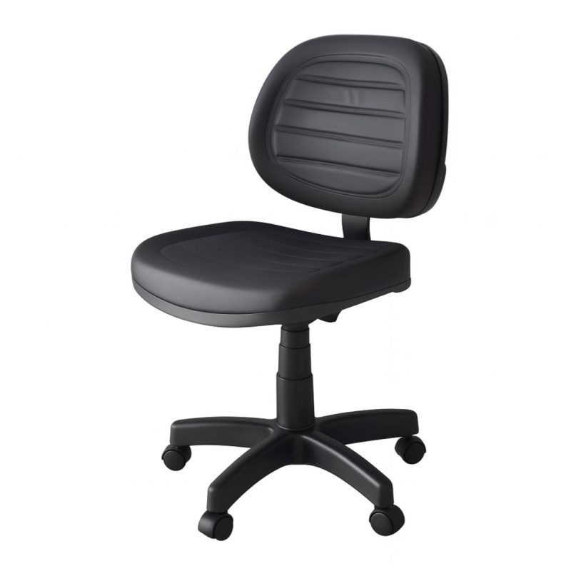 Cadeira Executiva COSTURADA Giratória sem Braços – Cor Preta – 31002 CT Móveis para Escritório 3