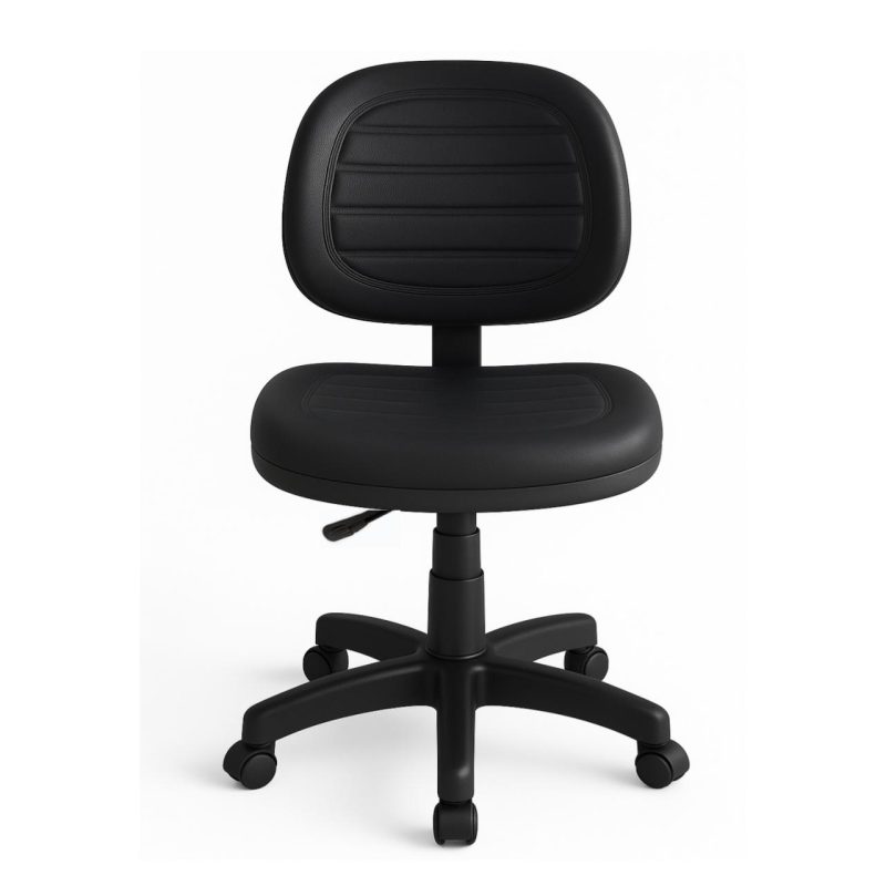 Cadeira Executiva COSTURADA Giratória sem Braços – Cor Preta – 31002 CT Móveis para Escritório 5