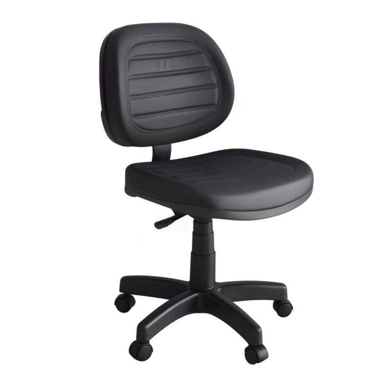 Cadeira Executiva COSTURADA Giratória sem Braços – Cor Preta – 31002 CT Móveis para Escritório 2