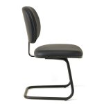 Cadeira Executiva LISA Base em “S” – Corino Preto – 31013 CT Móveis para Escritório 11