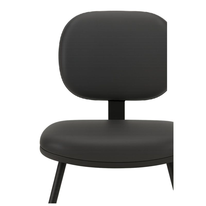 Cadeira Executiva LISA Base em “S” – Corino Preto – 31013 CT Móveis para Escritório 8