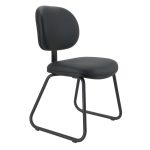 Cadeira Executiva LISA Base Trapézio – Corino Preto – 31030 CT Móveis para Escritório 12