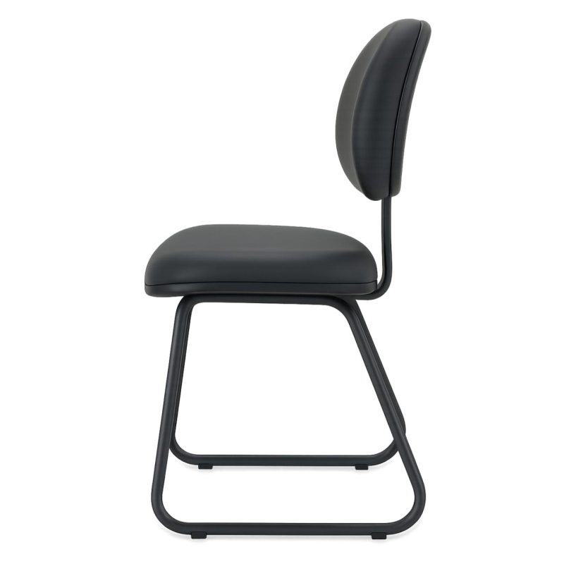 Cadeira Executiva LISA Base Trapézio – Corino Preto – 31030 CT Móveis para Escritório 5