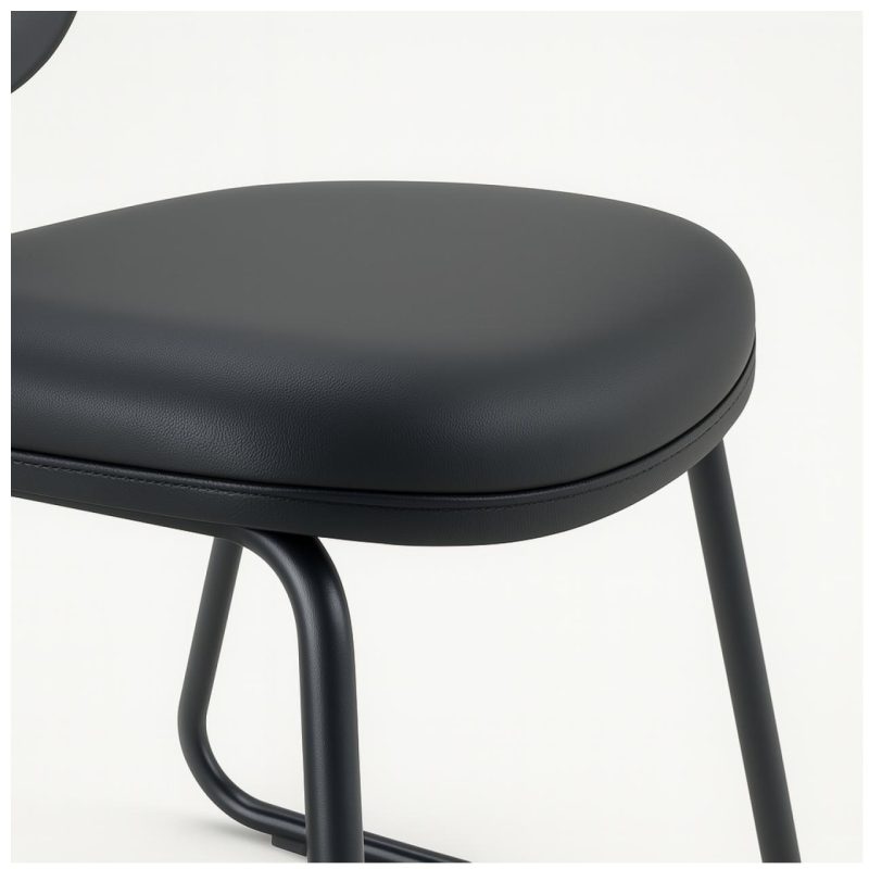 Cadeira Executiva LISA Base Trapézio – Corino Preto – 31030 CT Móveis para Escritório 8