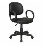 Cadeira Executiva LISA Giratória com Braço Corsa – Corino Preto – 31001 CT Móveis para Escritório 13