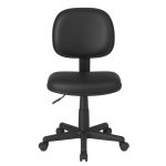 Cadeira Executiva LISA Giratória Sem Braços – Corino Preto – 31000 CT Móveis para Escritório 12