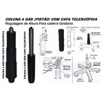 Cadeira Executiva LISA Giratória Sem Braços – Corino Preto – 31000 CT Móveis para Escritório 15
