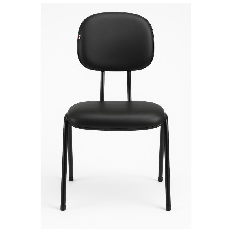 Cadeira Secretária 04 pés – Cor Preto – PMD – 31102 CT Móveis para Escritório 4