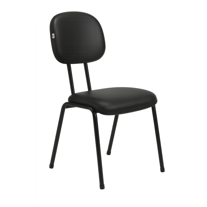 Cadeira Secretária 04 pés – Cor Preto – PMD – 31102 CT Móveis para Escritório 6