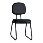 Cadeira Secretária Trapézio – Corino Preto – 31103 CT Móveis para Escritório 9