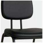 Cadeira Secretária Trapézio – Corino Preto – 31103 CT Móveis para Escritório 12