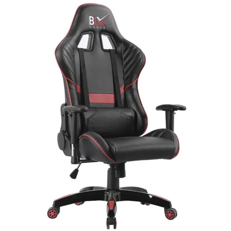 Cadeira Gamer Giratória BLX GAMER 6009G – Vermelho/Preto – 30031 CT Móveis para Escritório 2