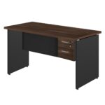 Mesa Escritório 1,70×0,60m – C/ 02 Gavetas MARSALA / PRETO – 23475 CT Móveis para Escritório 7