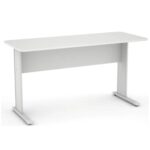 Mesa Escritório 1,20×0,60m – S/ Gavetas CINZA/CINZA – 43083 CT Móveis para Escritório 4