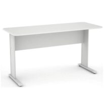 Mesa Escritório 1,52×0,62m – S/ Gavetas CINZA/CINZA – 43081 CT Móveis para Escritório