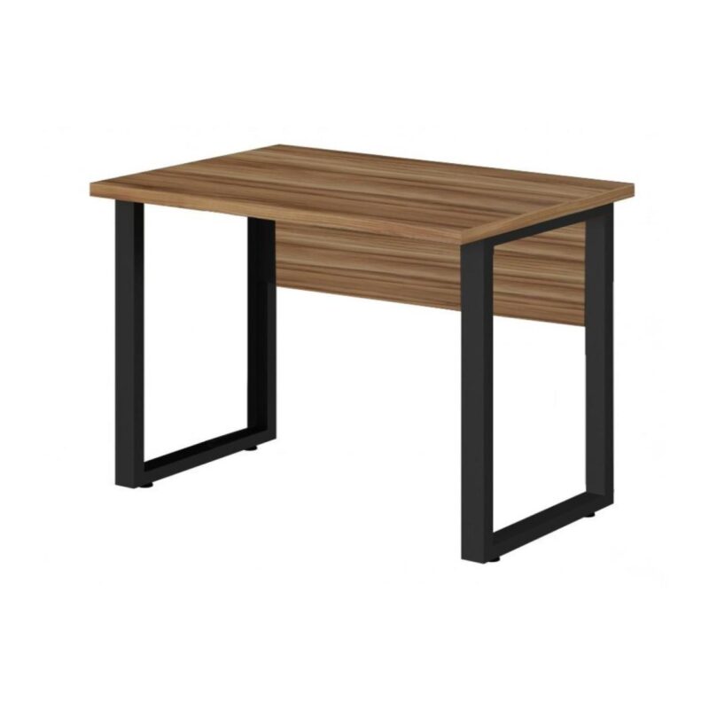 Mesa Escritório PÉ QUADRO – 1,20×0,60m – C/ Gavetas – NOGAL SEVILHA/PRETO – 24471 CT Móveis para Escritório 3