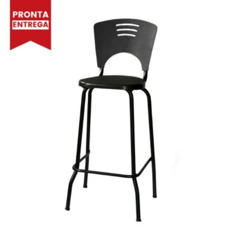 Banqueta Fixa Alta Piacere – Cor Preto – 34103 CT Móveis para Escritório 5