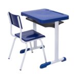 Kit Escolar Individual AZUL – (Mesa e Cadeira) – JUVENIL 06 a 09 Anos 40999 CT Móveis para Escritório 9