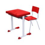 Kit Escolar Individual – (Mesa e Cadeira) – INFANTIL 03 a 06 Anos COR VERMELHO – 41090 CT Móveis para Escritório 7