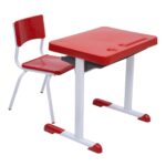 Kit Escolar Individual – (Mesa e Cadeira) – INFANTIL 03 a 06 Anos COR VERMELHO – 41090 CT Móveis para Escritório 10