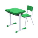 Kit Escolar Individual VERDE Mesa e Cadeira INFANTIL 03 a 06 Anos COR VERDE – 41088 CT Móveis para Escritório 7