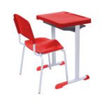 Kit Escolar Individual VERMELHO – (Mesa e Cadeira) – ADULTO – – COR VERMELHO – 40082 CT Móveis para Escritório 7