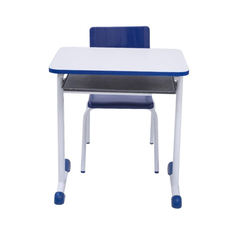 Kit Escolar Individual AZUL – (Mesa e Cadeira) – INFANTIL – MADEIRA – COR AZUL – 40085 CT Móveis para Escritório 4