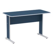 Mesa Escritório 1,20×0,60m s/ Gavetas – Cor Azul 44084 CT Móveis para Escritório