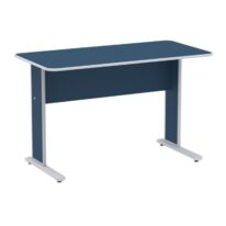 Mesa Escritório 1,50×0,60m s/ Gavetas – Cor Azul 44086 CT Móveis para Escritório