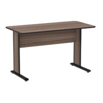 Mesa Escritório 1,20×0,60m s/ gavetas – Cor Walnut 44095 CT Móveis para Escritório