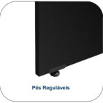 Mesa Escritório PÉ PAINEL – 1,35×0,60m – S/ Gavetas – MARSALA/PRETO – 25420 CT Móveis para Escritório 8