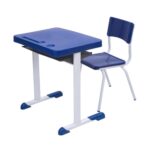 Kit Escolar Individual AZUL – (Mesa e Cadeira) – JUVENIL 06 a 09 Anos 40999 CT Móveis para Escritório 7