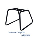 Cadeira Executiva COSTURADA Base Trapézio Cor Preta – 31031 CT Móveis para Escritório 11