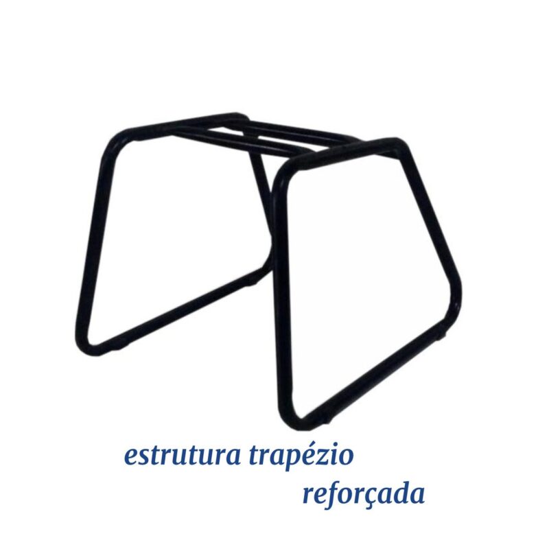 Cadeira Executiva COSTURADA Base Trapézio Cor Preta – 31031 CT Móveis para Escritório 6