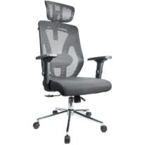 Cadeira Presidente Tela MK-4010 COR PRETO – 30029 CT Móveis para Escritório