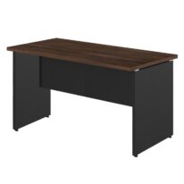 Mesa Escritório 1,70×0,60m – S/ Gavetas MARSALA / PRETO – 23474 CT Móveis para Escritório