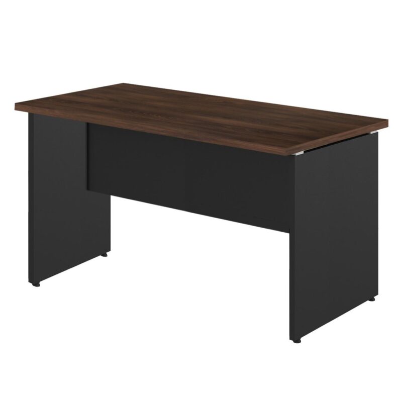 Mesa Escritório 1,70×0,60m – S/ Gavetas MARSALA / PRETO – 23474 CT Móveis para Escritório 2