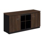 Armário Baixo GOLD Credenza – 1,60×0,72×0,45m MARSALA/PRETO – 23501 CT Móveis para Escritório 6