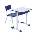 Kit Escolar Individual AZUL – (Mesa e Cadeira) – INFANTIL – MADEIRA – COR AZUL – 40085 CT Móveis para Escritório 6