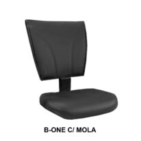 A/E B-ONE com MOLA – Corino Preto – Martiflex CT Móveis para Escritório