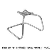 Base em “S” CROMADA – ROAL – 42108 CT Móveis para Escritório 2