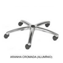 Aranha CROMADA (ALUMINIO) – ROAL – 98805 CT Móveis para Escritório