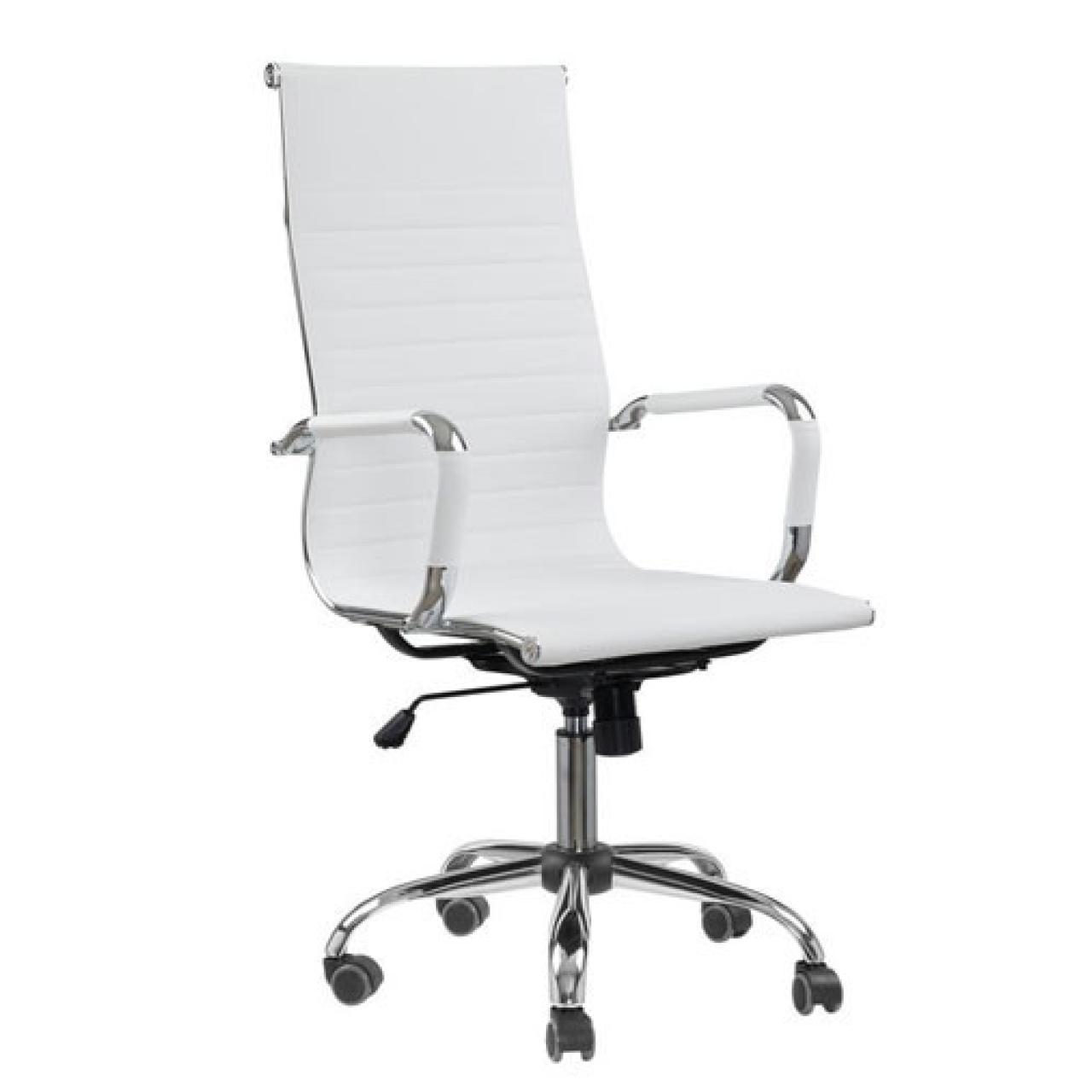 Cadeira PRESIDENTE Charles Eames Esteirinha – COR BRANCO – PMD – 32875 CT Móveis para Escritório