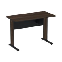 Mesa Escritório 1,20×0,60m 15MM – S/ GAVETAS – MTC – MARSALA / PRETO – 23600 CT Móveis para Escritório